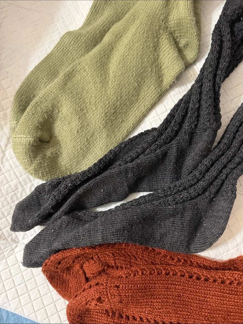 Free people Knitted sock bundle knee high